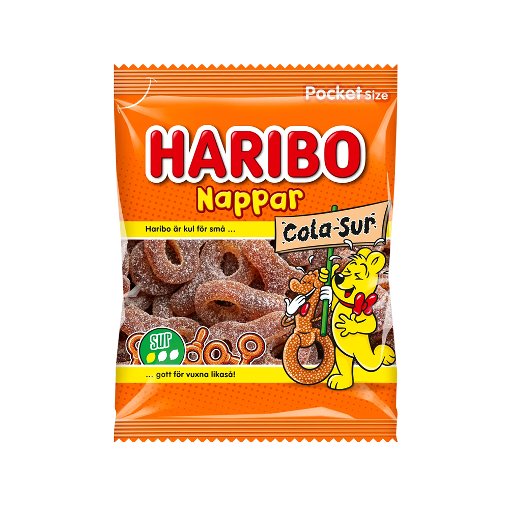Haribo Nappar Cola Sure 70 g
