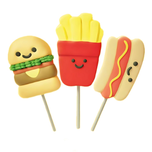 Mallow Fast Food Lollipop 35 g