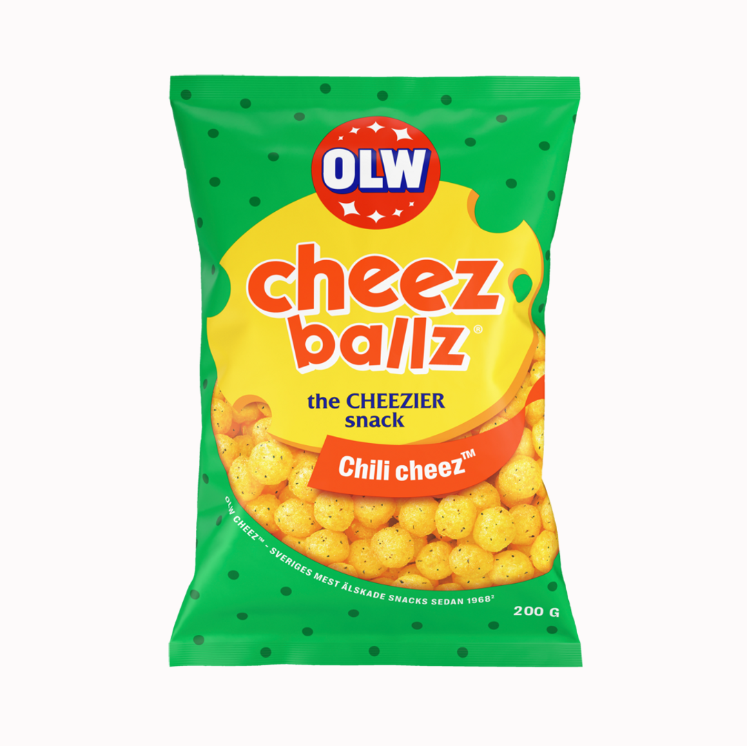Olw Cheez Balls Chili 200 g