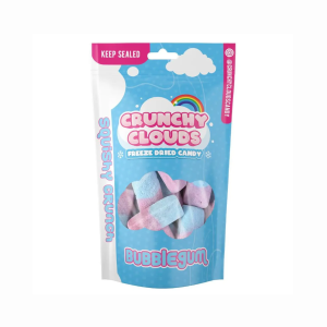 Crunchy Clouds Squishy Crunch Bubblegum Freeze Dried Sweets Pouch 50 g
