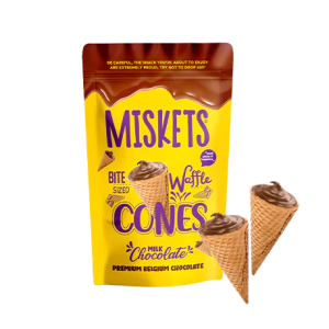 Miskets Milk Chocolate Waffle Cones 72 g